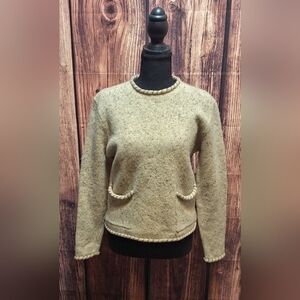 Woolrich Women's 100% Wool Cabincore Sweater With Pockets Size Small!